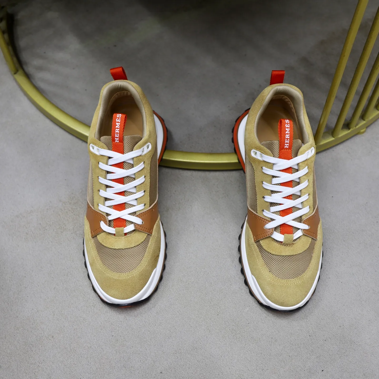 Men's shoes: 462💰🎬【Hermès】Official website synchronization Counter quality French Paris catwalk style Simple and classic Imported original fabric Original outsole Size (size): 38-44
